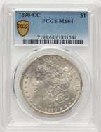 1890-CC Morgan Dollar PCGS MS64