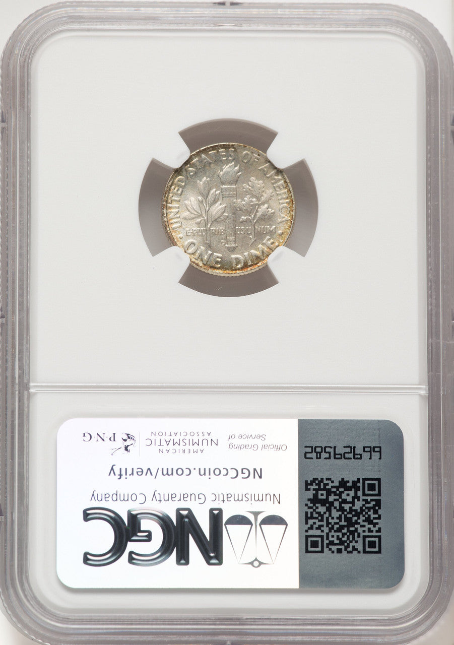 1952-D 10C FT Roosevelt Dime NGC MS68