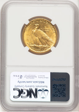 1907 $10 No Motto Indian Eagle NGC MS62 (520743028)