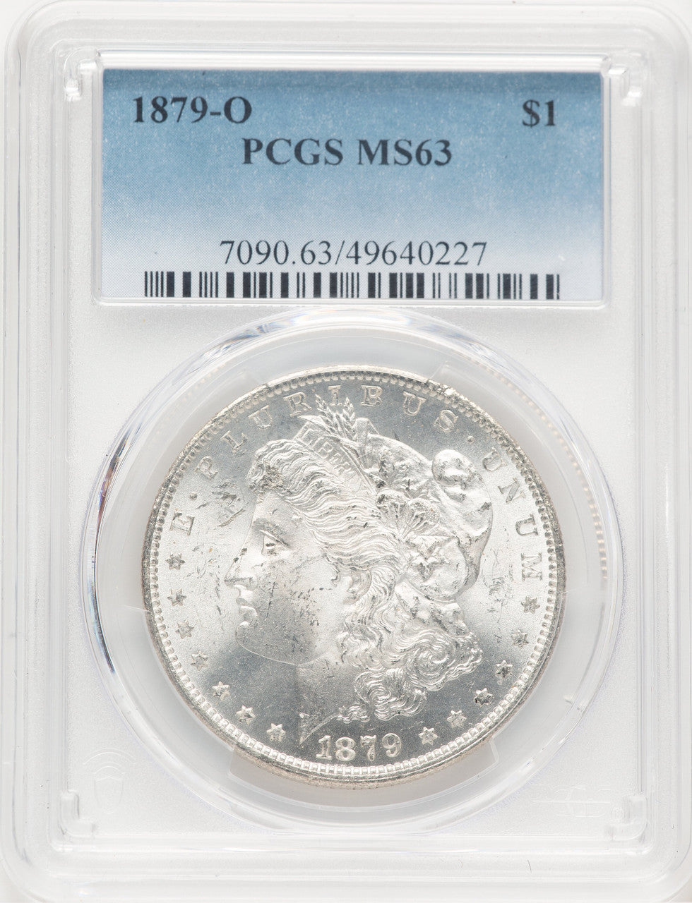 1879-O Blue Gradient Morgan Dollar PCGS MS63