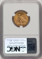 1912 $5 Indian Half Eagle NGC MS65 (520939002)
