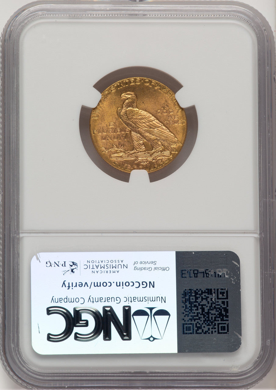 1912 $5 Indian Half Eagle NGC MS65 (520939002)
