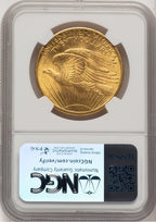 1907 $20 Saint Saint-Gaudens Double Eagle NGC MS65+