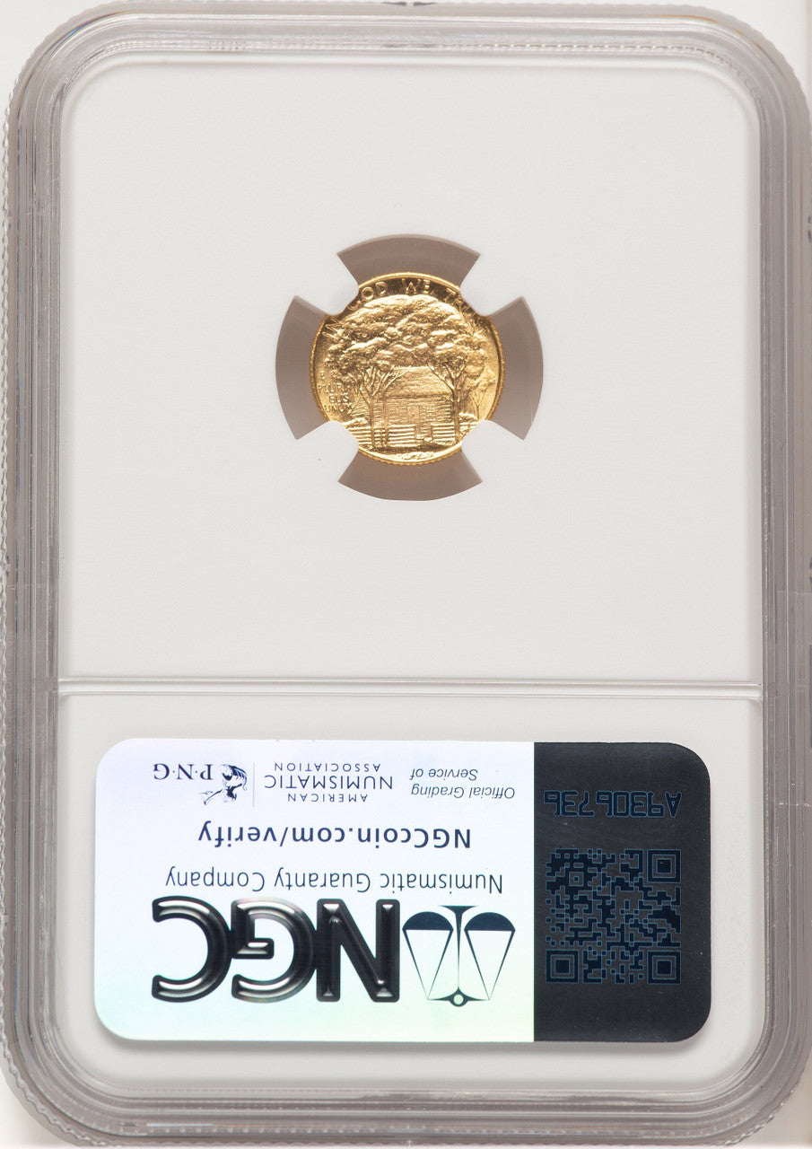 1922 G$1 Grant No Star Commemorative Gold NGC MS66 (520977026)