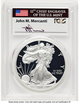 2016-W Proof Silver Eagle 1 oz FDI John Denver PCGS PR70 Mercanti
