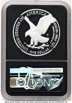 2021-W TY2 Proof Silver Eagle 1 oz FDI Elizabeth Jones NGC PF70
