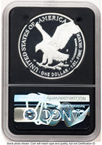 2021-S TY2 Proof Silver Eagle 1 oz FDI Michael Gaudioso NGC PF70
