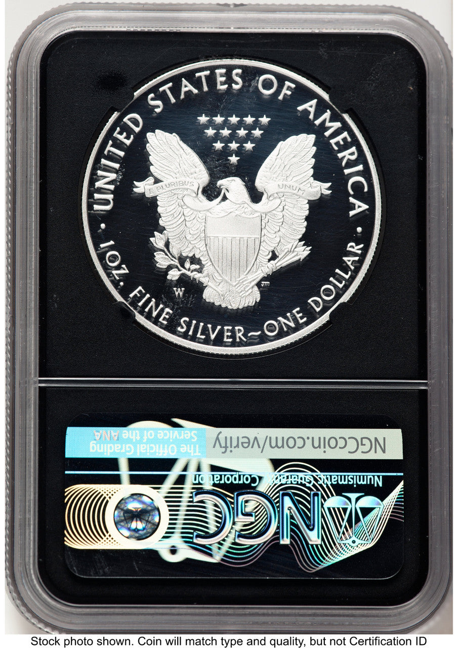 2021-W  Silver Eagle T-1 Congratulations Set FDI NGC PF70 Mercanti