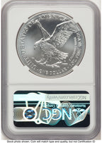 2023 Silver Eagle FDI 1ST NGC MS70