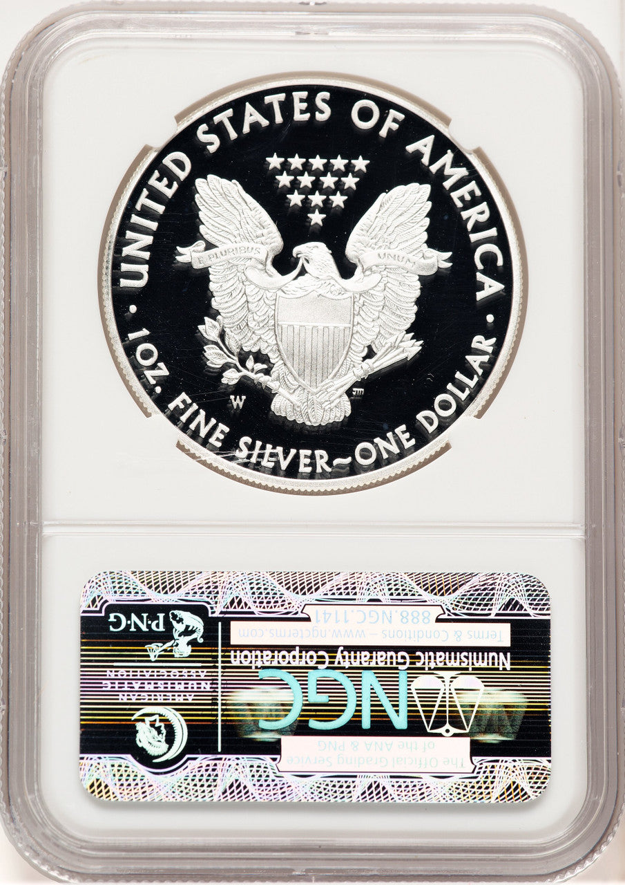 2013-W Proof Silver Eagle 1 oz FR Eagle Label NGC PF70