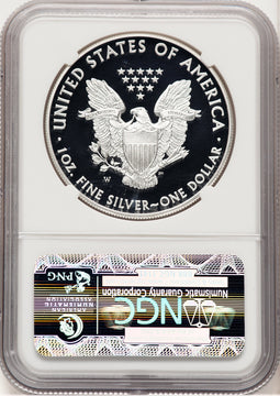2015-W Proof Silver Eagle 1 oz ER Statue of Liberty Label NGC PF70