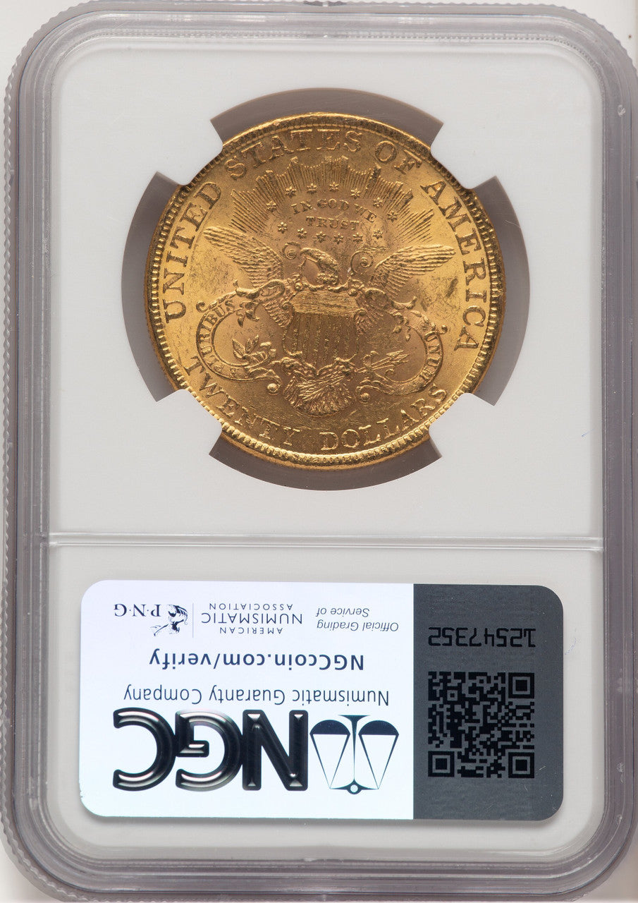 1894 $20 Liberty Double Eagle NGC MS63+