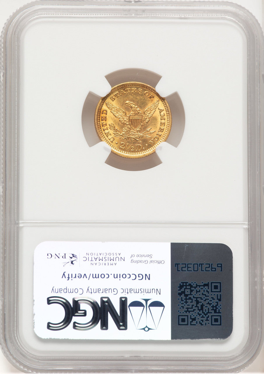 1896 $2.50 Liberty Quarter Eagle NGC MS62 (521126028)