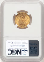 1899 $5 Liberty Half Eagle NGC MS65 (521153045)