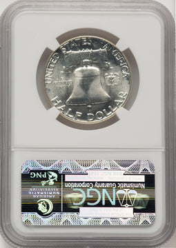 1961 50C FL Franklin Half Dollar NGC MS65