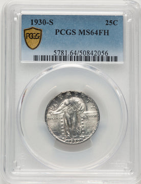 1930-S 25C FH Standing Liberty Quarter PCGS MS64