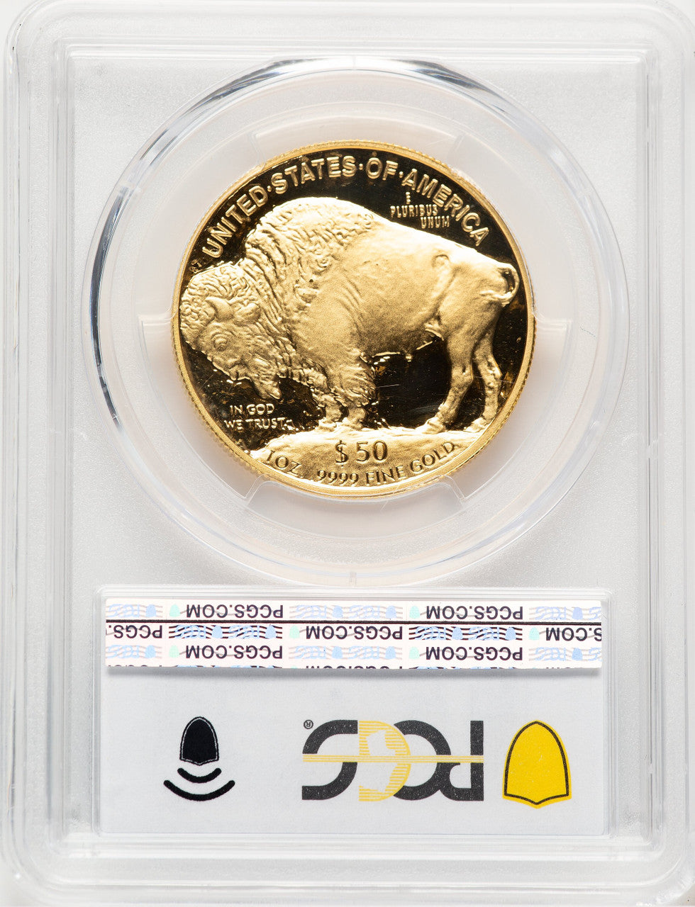 2007-W Proof Gold Buffalo 1 oz Blue Gradient PCGS MS70