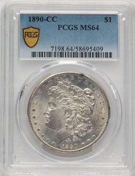 1890-CC Morgan Dollar PCGS MS64 (521316018)