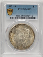 1921-S Morgan Dollar PCGS MS65 (521316025)