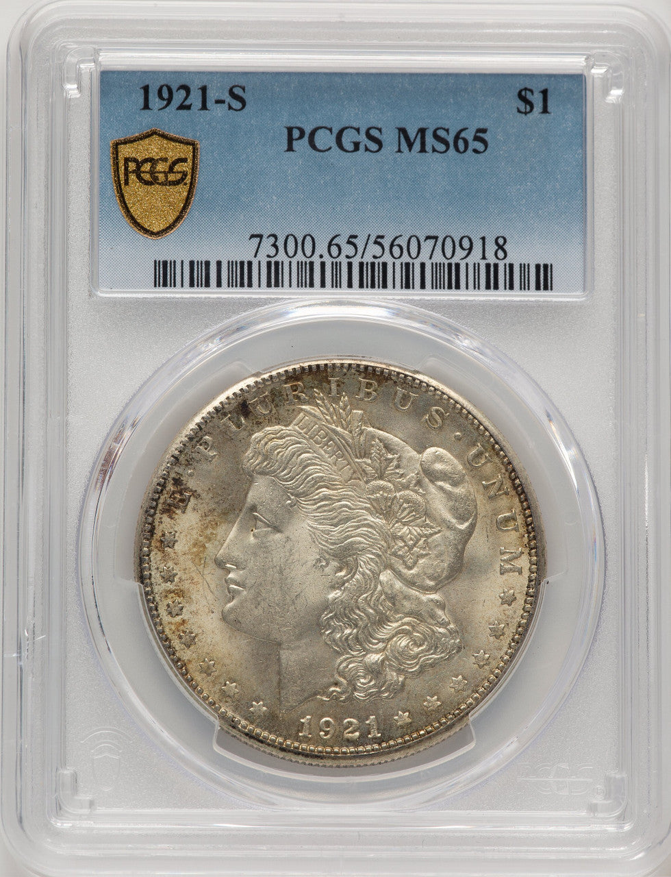 1921-S Morgan Dollar PCGS MS65 (521316025)