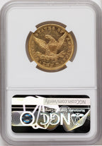 1861 $10 Liberty Eagle NGC AU58