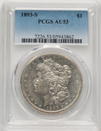 1893-S Morgan Dollar PCGS AU53