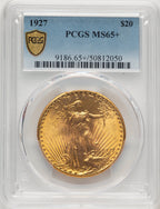 1927 $20 Saint-Gaudens Double Eagle PCGS MS65+ (521339125)