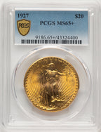 1927 $20 Saint-Gaudens Double Eagle PCGS MS65+ (521339127)