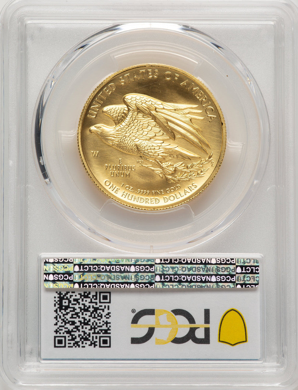 2015-W G$100 American Liberty High Relief Blue Gradient PCGS MS70 (521340002)