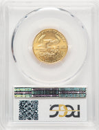 1989 Gold Eagle 1/4 oz Blue Gradient PCGS MS69