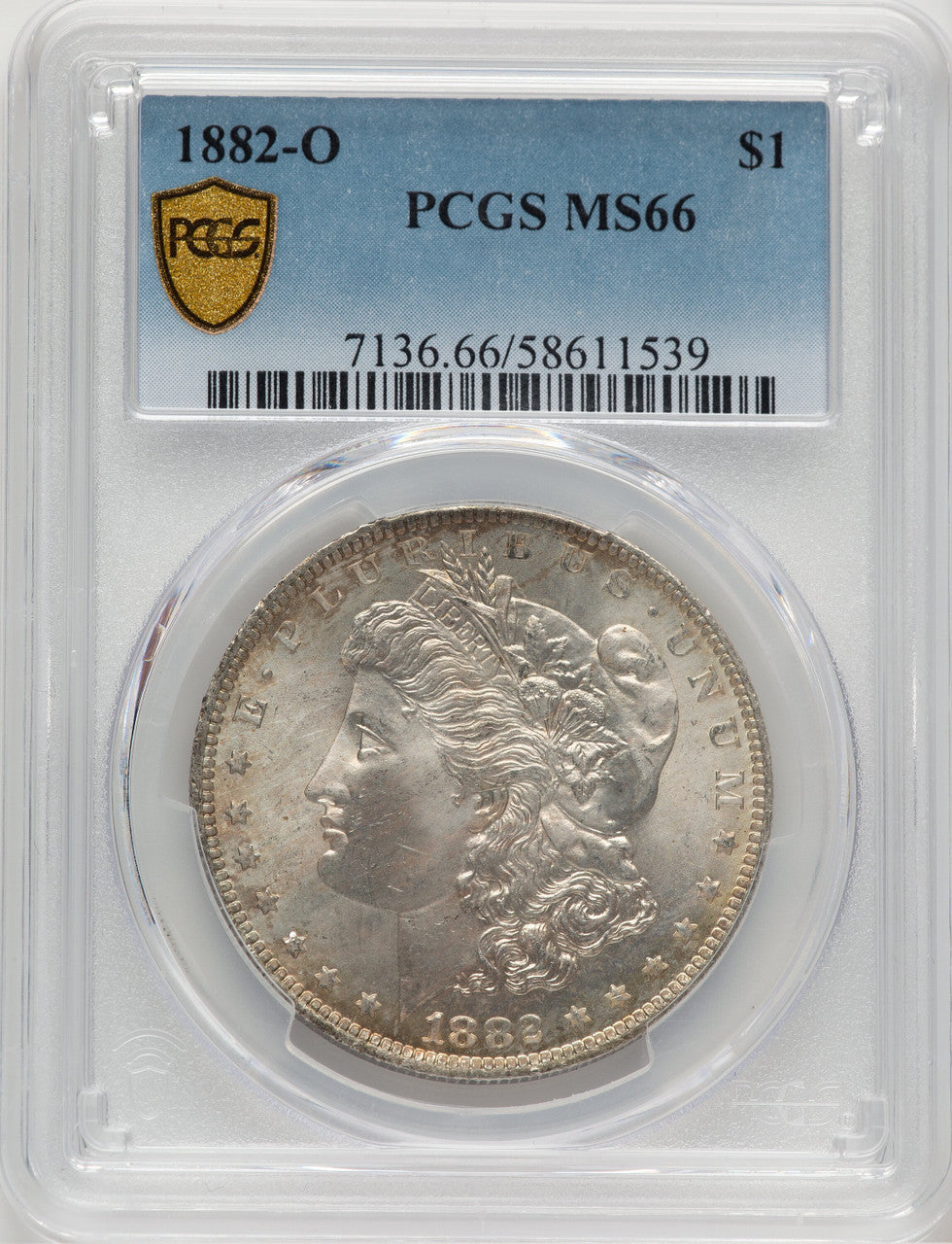 1882-O Morgan Dollar PCGS MS66 (521352003)
