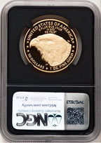 2024-W Proof Gold Eagle 1 oz FDI Anna Cabral Prestige Treasurer Series NGC MS70