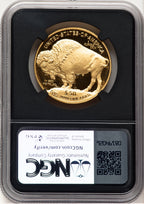 2024-W Proof Gold Buffalo 1 oz FDI Anna Cabral Prestige Treasurer Series NGC MS70