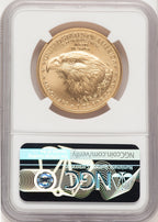 2021-W TY2 Burnished Gold Eagle 1 oz ER David Ryder NGC MS70