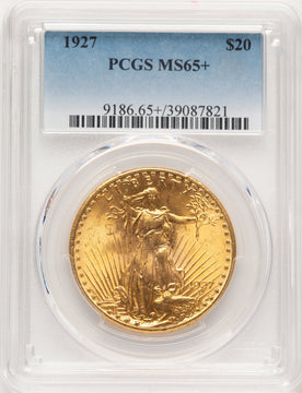 1927 $20 Saint-Gaudens Double Eagle PCGS MS65+ (521389027)