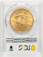 1908 $20 NO MOTTO Saint-Gaudens Double Eagle PCGS MS64+ (521389050)