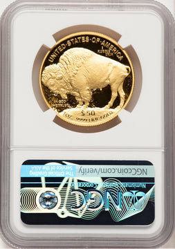 2021-W Proof Gold Buffalo 1 oz FDI Kenneth Bressett Red Book NGC PF70