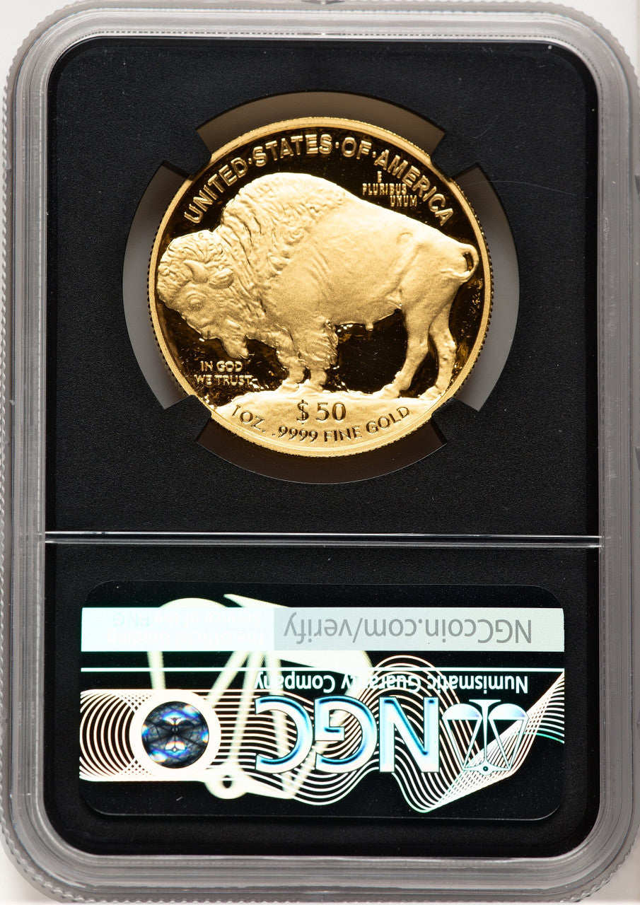 2022-W Proof Gold Buffalo 1 oz AR Anna Cabral NGC MS70