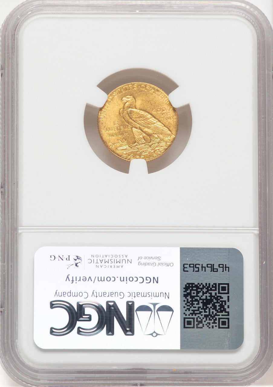 1908 $2.50 CAC Indian Quarter Eagle NGC MS64