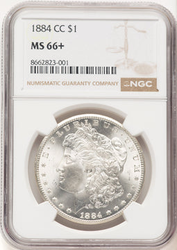 1884-CC Morgan Dollar NGC MS66+ (521416013)