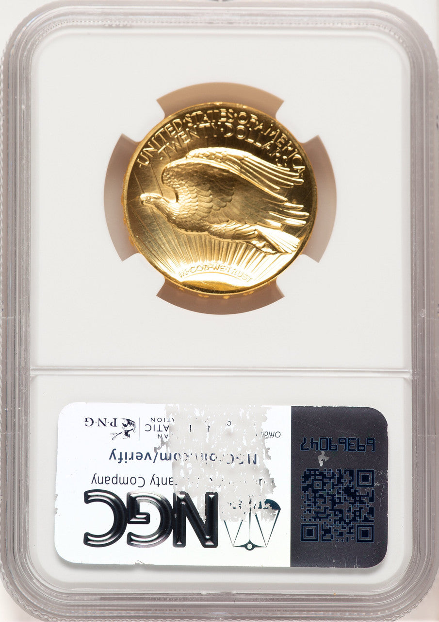 2009 G$20 Ultra High Relief Brown Label NGC MS70 (521421014)