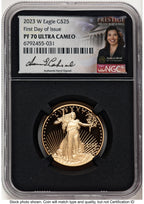 2023-W Proof Gold Eagle 1/2 oz FDI Anna Cabral Prestige Treasurer Series NGC PF70 (521425037)