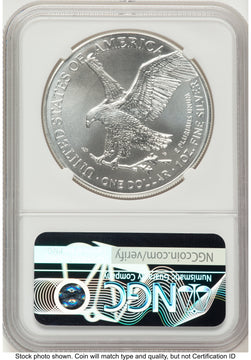 2025 Silver Eagle FDI Jeff Garrett Red Book NGC MS70