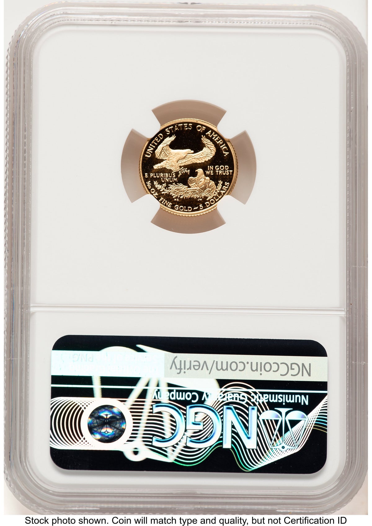 2000-W Proof Gold Eagle 1/10 oz Brown Label NGC PF70
