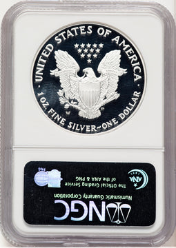 2007-W Proof Silver Eagle 1 oz Brown Label NGC PF70