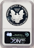 2007-W Proof Silver Eagle 1 oz Brown Label NGC PF70
