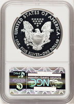 2010-W Proof Silver Eagle 1 oz ER Blue NGC PF70