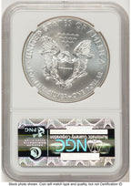 2014 Silver Eagle FR Eagle Label NGC MS70