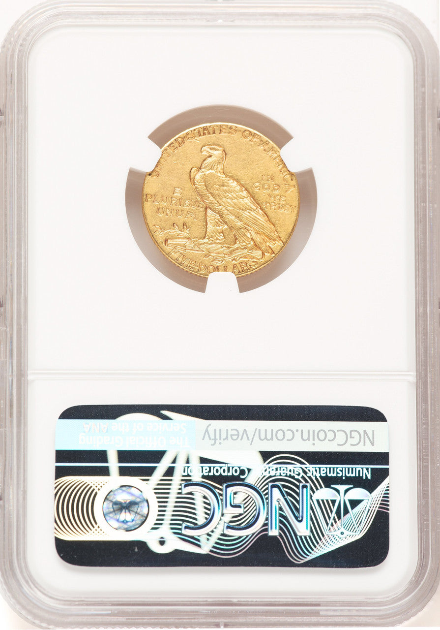 1915-S $5 Indian Half Eagle NGC AU55 (521657001)