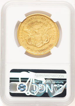 1852 $20 FS-301 Liberty Double Eagle NGC XF40